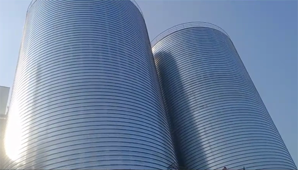 长白2座混凝土高架卷板仓