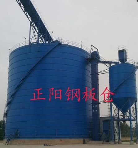 长白大型矿粉钢板库