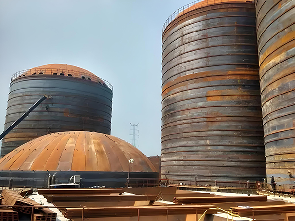 长白焦粉钢板仓